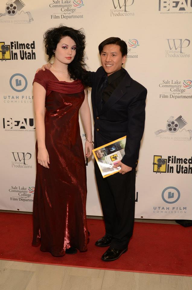 Day Zero Cal Nguyen and Deven Skye Baldwin at 2013 Filmed in Utah Awards
