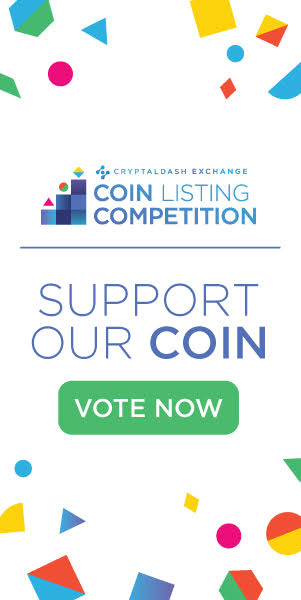 ECP Ethereum Cash Pro listing exchange CRD CryptalDash competition contest vote coin