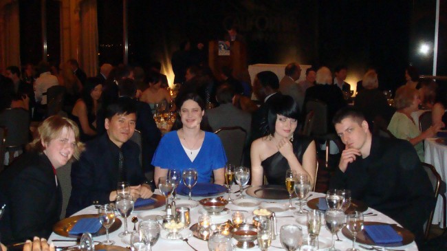Day Zero 2011 California Film Awards festival dinner attendees - dining banquet